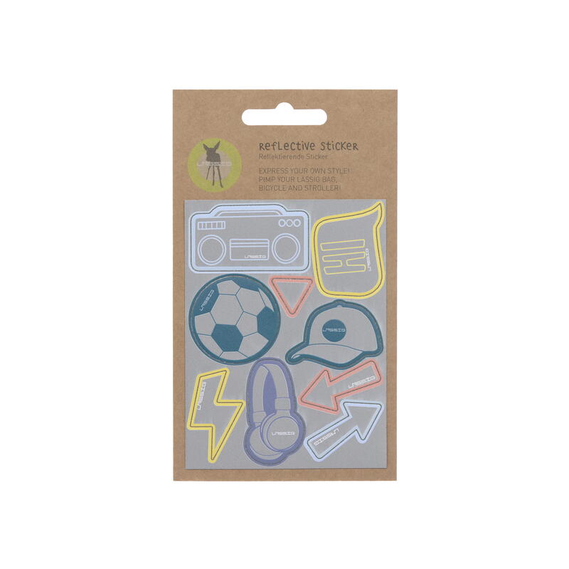 Lssig Reflective Sticker-Set, Football