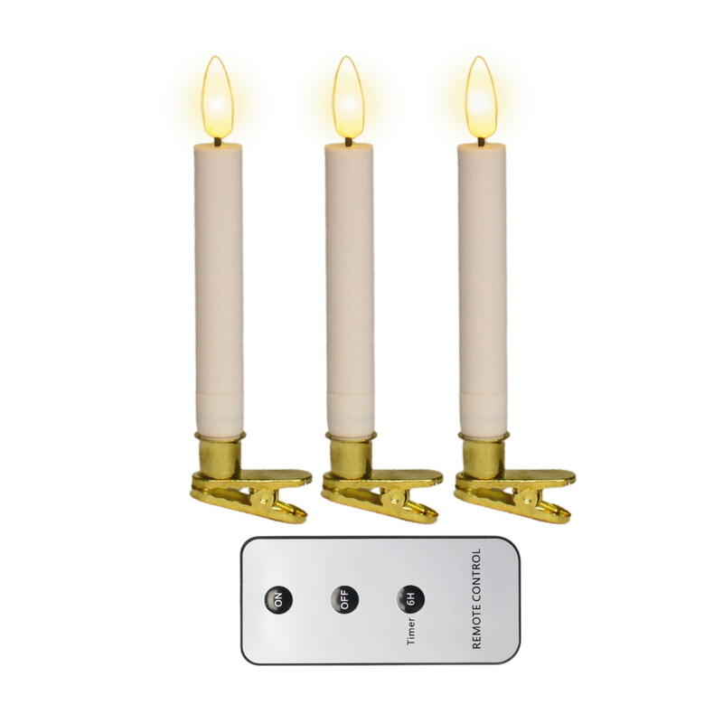 LED-Baumkerzen mit Fernbedienung, LED-Beleuchtung, Christbaumbeleuchtung LED, LED-Kerzen fr den Innenbereich
