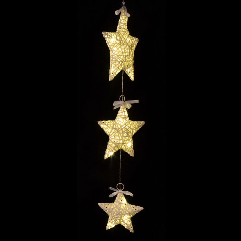 LED Dekohnger Sterne, Dekorationsbeleuchtung Sterne, Stern beleuchtet, Weihnachtsdeko