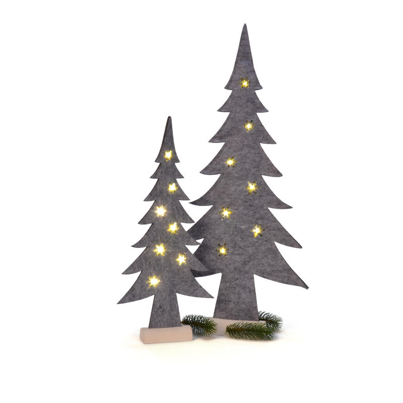 Led Filztanne Dekobaum Dekotanne Weihnachtsdeko Filzbaum Gunstig Online Bestellen