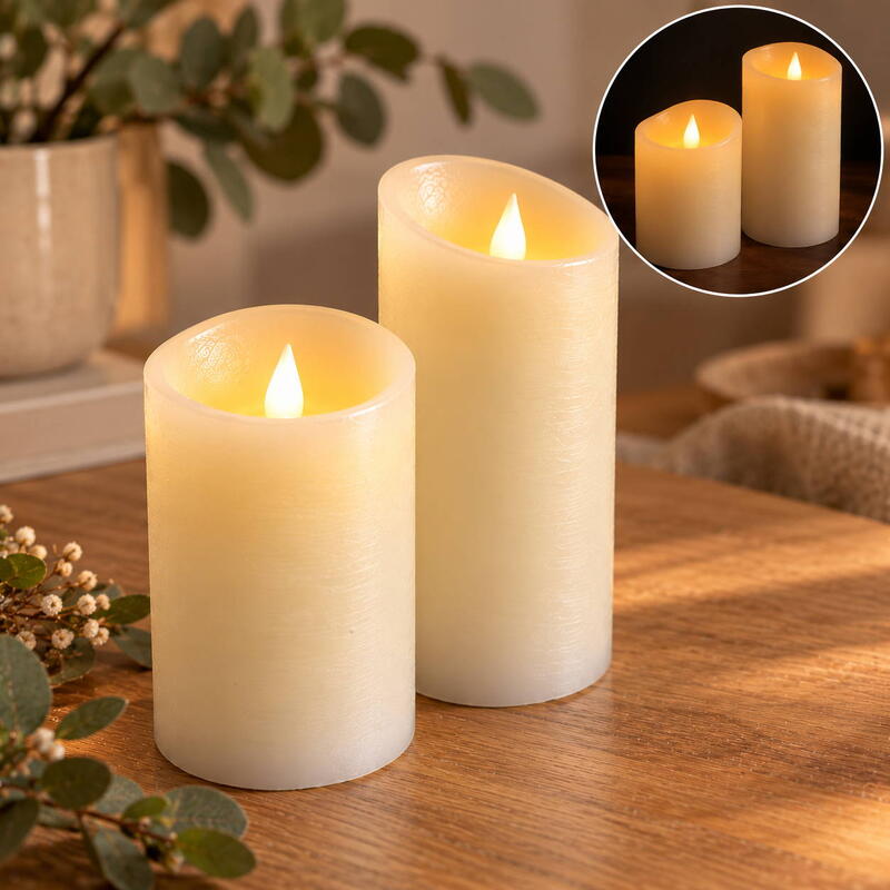 LED Kerze, LED Wachskerze, LED-Beleuchtung, Kerze mit Batterie, LED-Flacker-Wachskerze