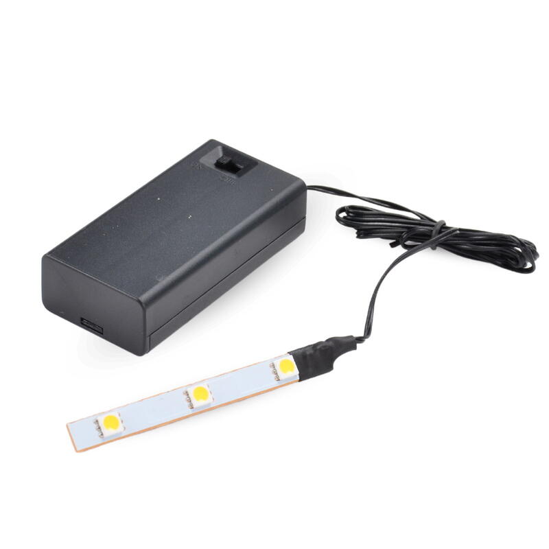 LED-Streifen mit Batteriefach, Beleuchtung Krippe, Krippenbeleuchtung