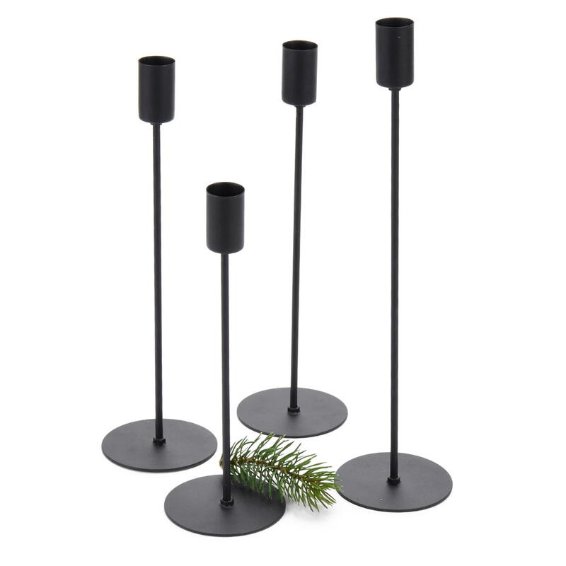 Metall-Kerzenhalter-Set, Kerzenhalter aus Metall, Stabkerzenhalter, Kerzenhalter f�r Stabkerzen, Metall Kerzenhalter Set, Kerzen