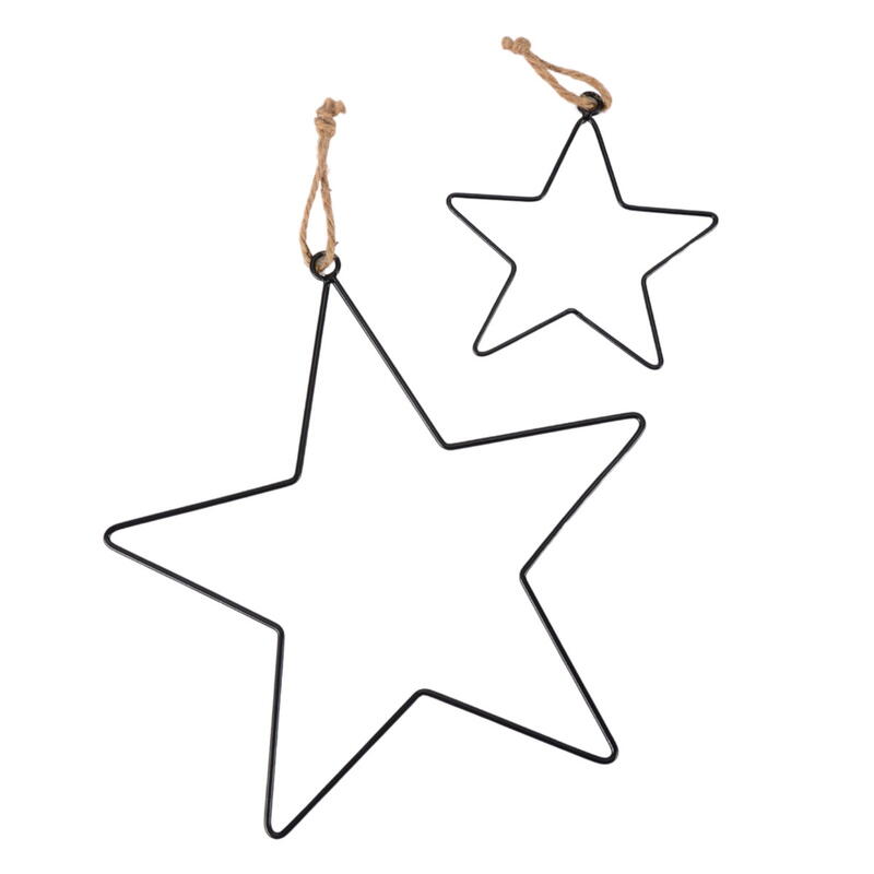 Metall-Stern, Dekostern aus Metall, Stern zum Hngen, Weihnachtsdeko, Fensterdeko Weihnachten