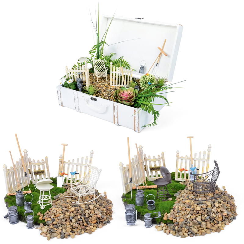 Minigarten Deko Set 13 Teilig