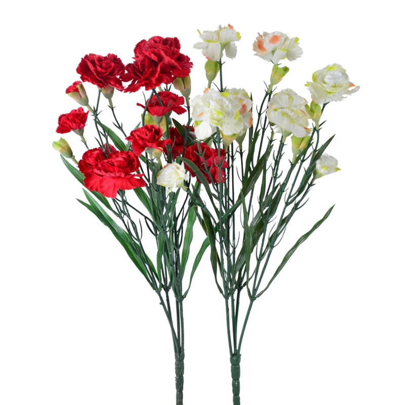Nelke, Nelkenbusch, knstliche Nelke, Kunstblume, Seidenblume