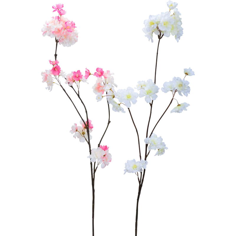 Obstblütenzweig, Deko-Zweig, Blütenzweig, Seidenblumen, Kunstblume, Frühlingszweig