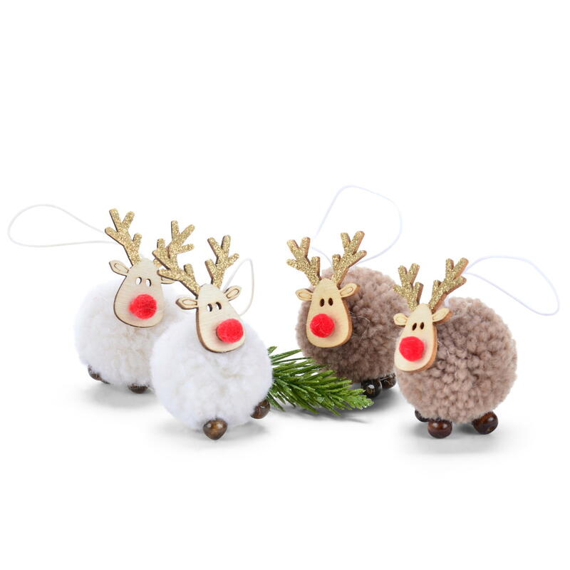 Pl�sch-Elch zum H�ngen, Dekoh�nger Elch, Rentierh�nger,Weihnachtsdeko, Elch, Winterdeko 