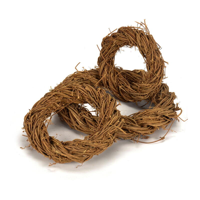 3 Stück Rattan Kränze Rohlinge - Dekokränze Aus Weinreben Für Türdekoration