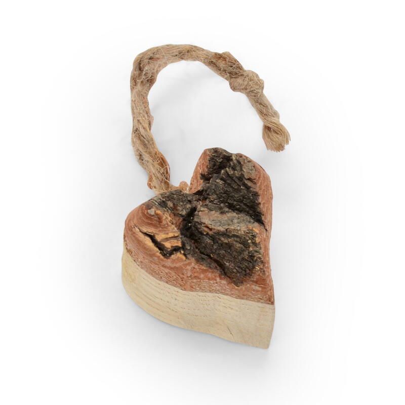 Rindenholz-Herz, Herzh�nger, Holzherz zum H�ngen, Dekoherz, Herz zum H�ngen, Herzdeko, Dekoh�nger Herz