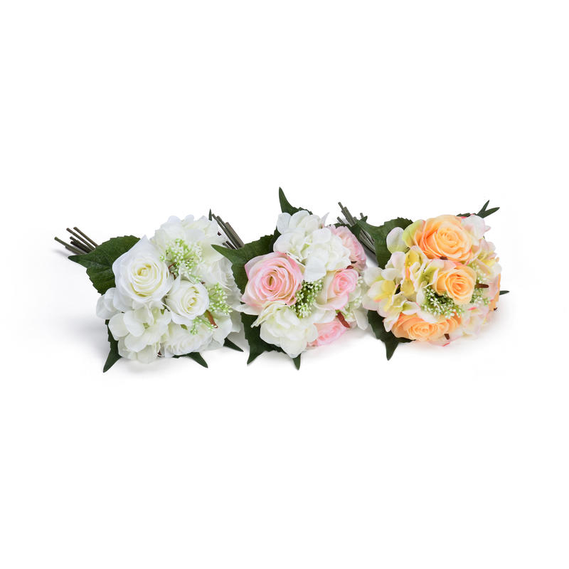 Künstliche Rosen Kunstblumen Blumenstrauß Blume Seidenblumen Hochzeit