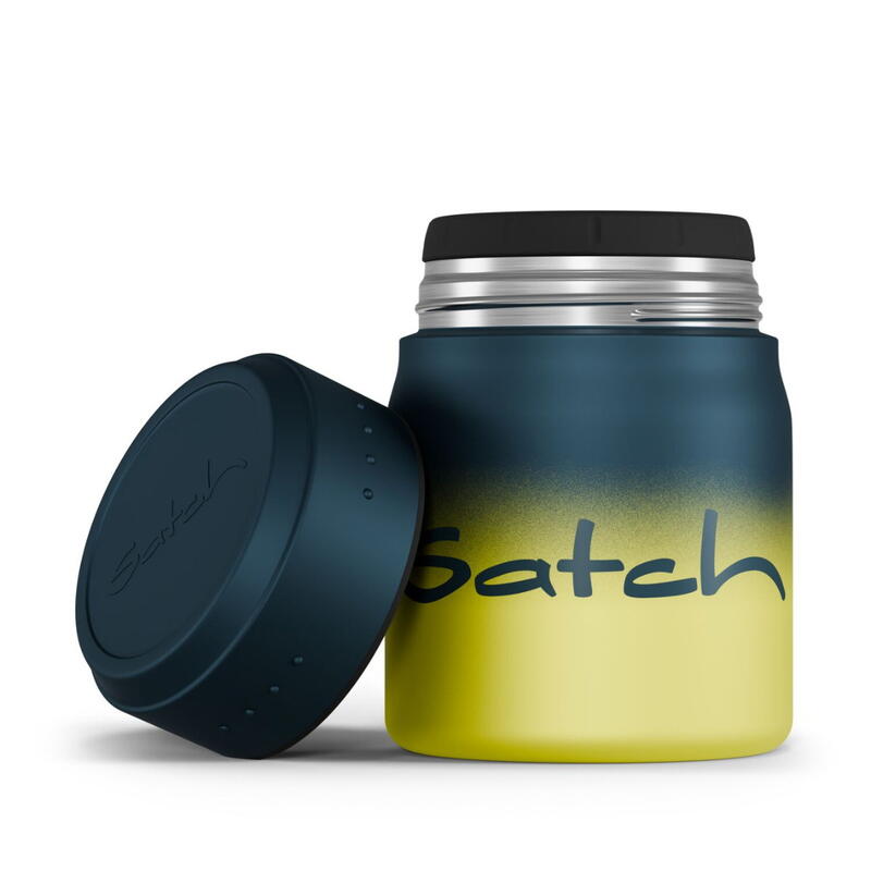 Satch Thermo Lunchbox Blue Graffiti