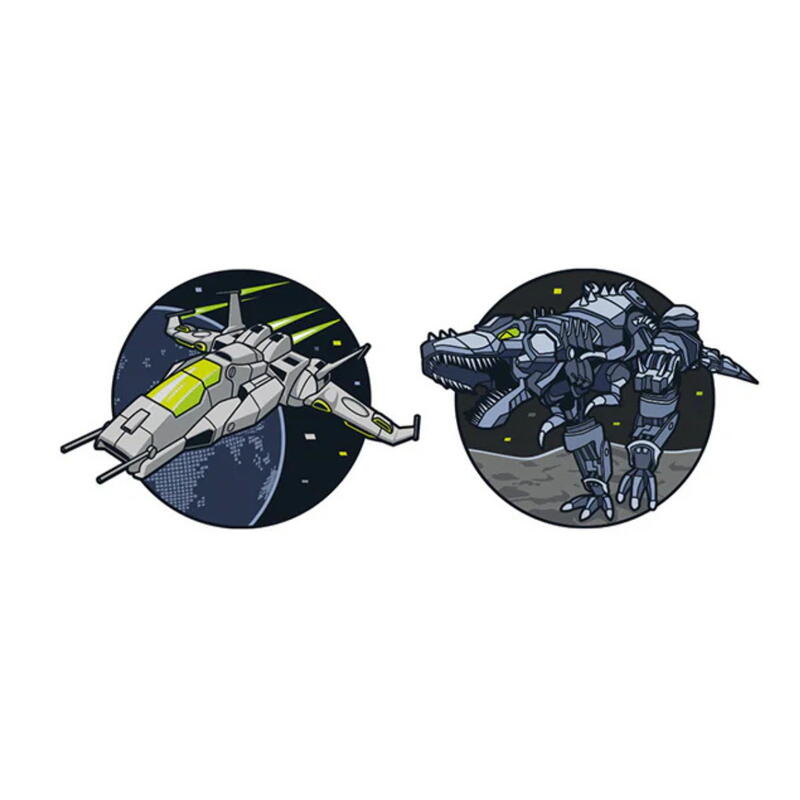 Schneiders Patches 2-teilig, Space Ship Robo Rex