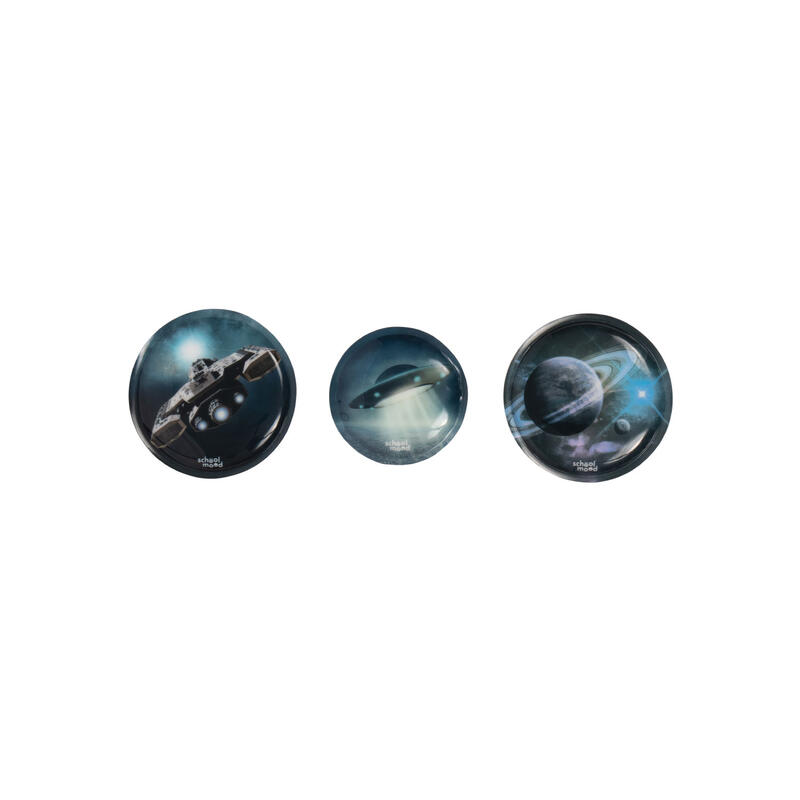 School Mood 3er Patchy-Set, Moritz (Weltall