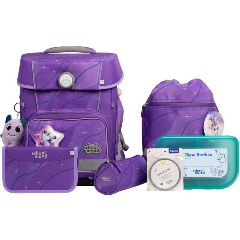 School Mood Champion Maxx Pro Schulranzen-Set 7-tlg. Marie (Pegasus)