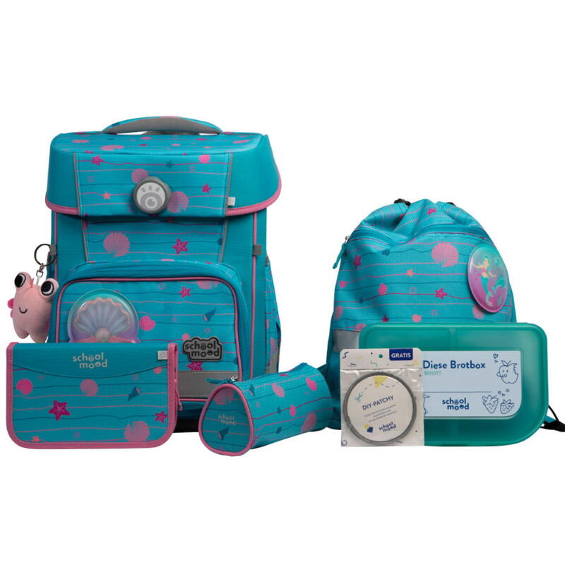 School Mood Champion Pro Schulranzen-Set 7-tlg. Lilly (Meerjungfrau)