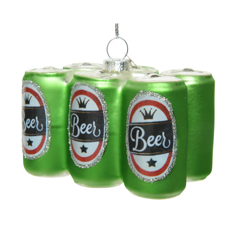 Sixpack Bier Baumschmuck, Glasschmuck, Christbaumanhnger, Christbaumschmuck, Dekohnger