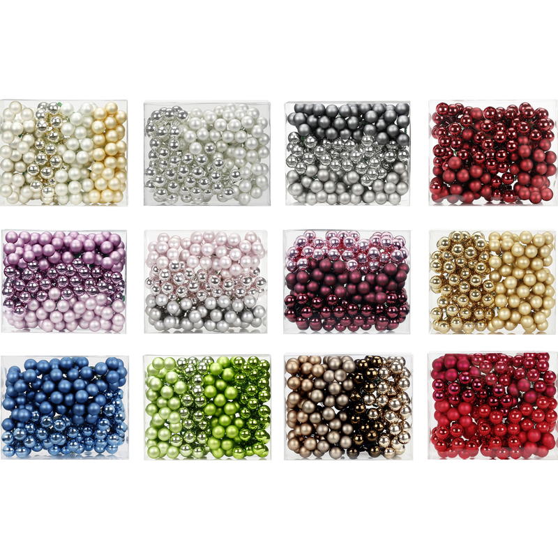 Spiegelbeeren aus Glas, Weihnachtskugeln, Dekokugeln für Weihnachtsdeko,  Christbaumkugeln, Glaskugeln günstig online bestellen