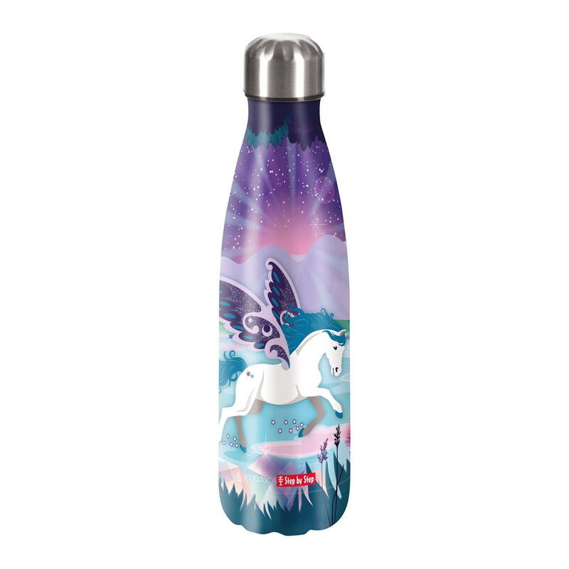 Step by Step Edelstahl-Trinkflasche Dreamy Pegasus Shadow, 500 l