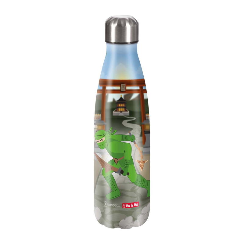 Step by Step Edelstahl-Trinkflasche Ninja Kimo, 500 l
