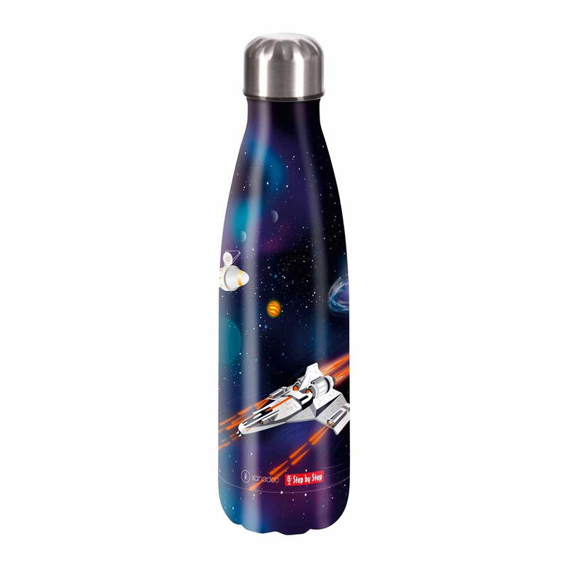 Step by Step Edelstahl-Trinkflasche, Starship Galactus