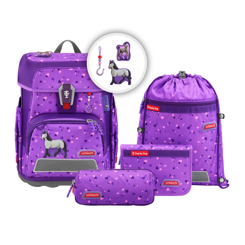 Step by Step Schulranzen-Set 5-teilig, CLOUD Schleich, Horse Club, Horse - Limited Edition