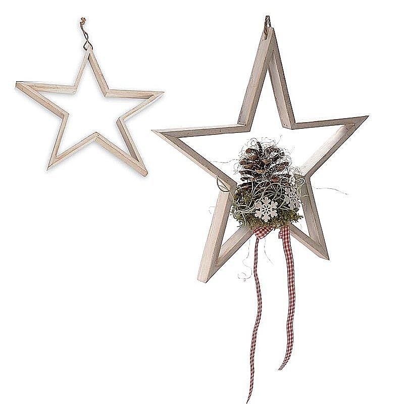 Stern aus Holz, Sterne, Weihnachtsdeko, Deko Weihnachten