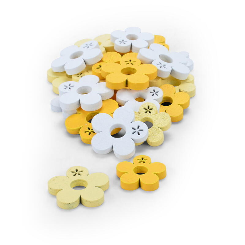 Streubl�ten Lola, Holzbl�ten, Bl�ten, Blumen, Blumen zum Streuen, Streuer, Streuartikel, Blumen aus Holz, Holzblumen 