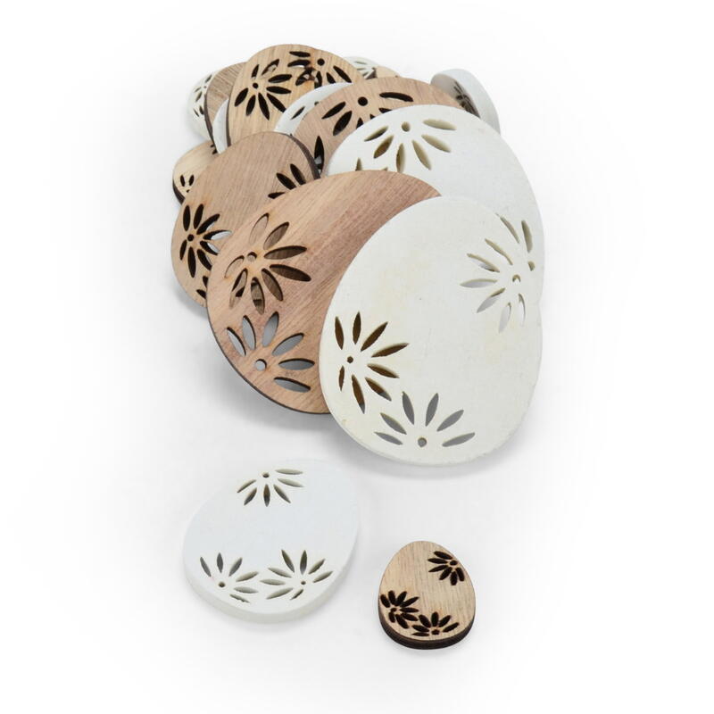 Streudeko Ostereier, Holzeier zum Streuen, Holzstreuer Eier, Tischdeko Ostern, Streuer Ostern, Osterdeko