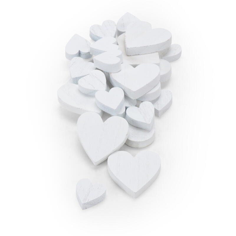 Streuherzen, Holzherzen, Herzen, Herz, Holz-Herz, Herzen zum Streuen, Streuer, Streuartikel, Herzen aus Holz