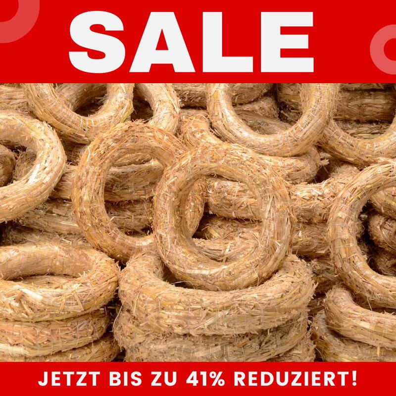 Strohkranz, Strohring, Strohrmer, Adventskranz, 16 Gren