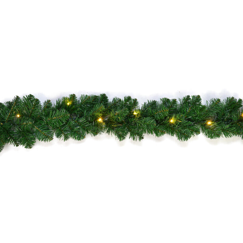 Tannengirlande mit Schnee 270 cm Künstliche Girlande Weihnachtsgirlande Tannen 