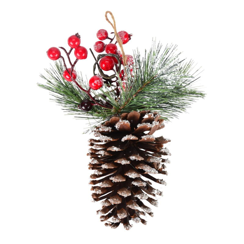 Tannenzapfenhnger, Zapfen zum Hngen, Dekohnger Zapfen, Zapfen mit Beeren zum Hngen, Weihnachtshnger, Weihnachtsdeko, Zapfen