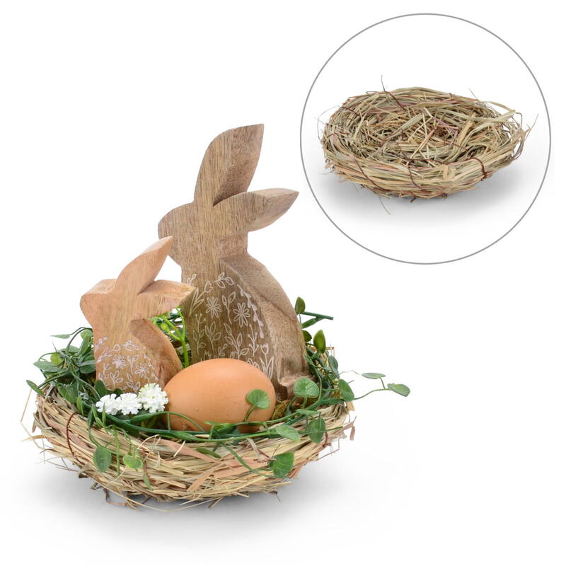 Vogelnest, Nest, Deko-Nest, Strohnest Deko, Fr�hlingsdeko