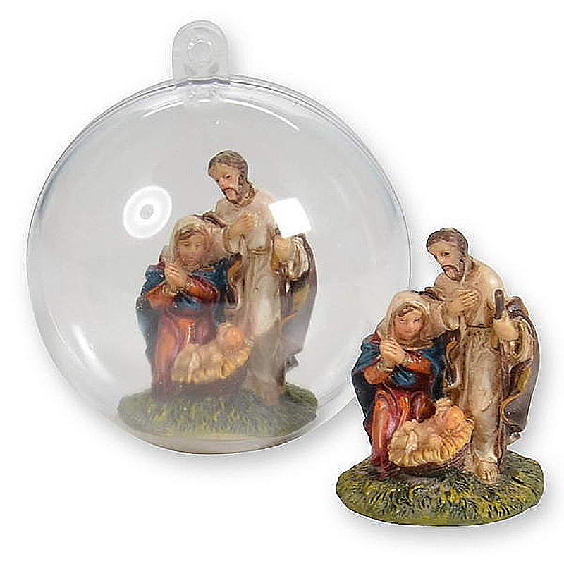 Weihnachtsfigur Heilige Familie 4,5 cm
