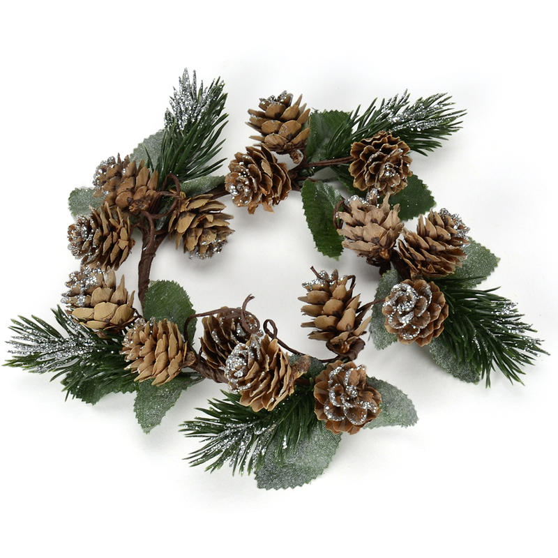 Zapfen Kranz Für Kerzen Weihnachtsdeko