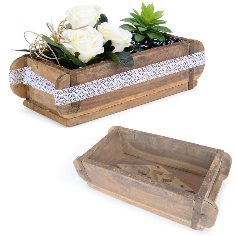 Ziegelform Holz, Holzdeko, rustikale Dekoideen günstig online bestellen