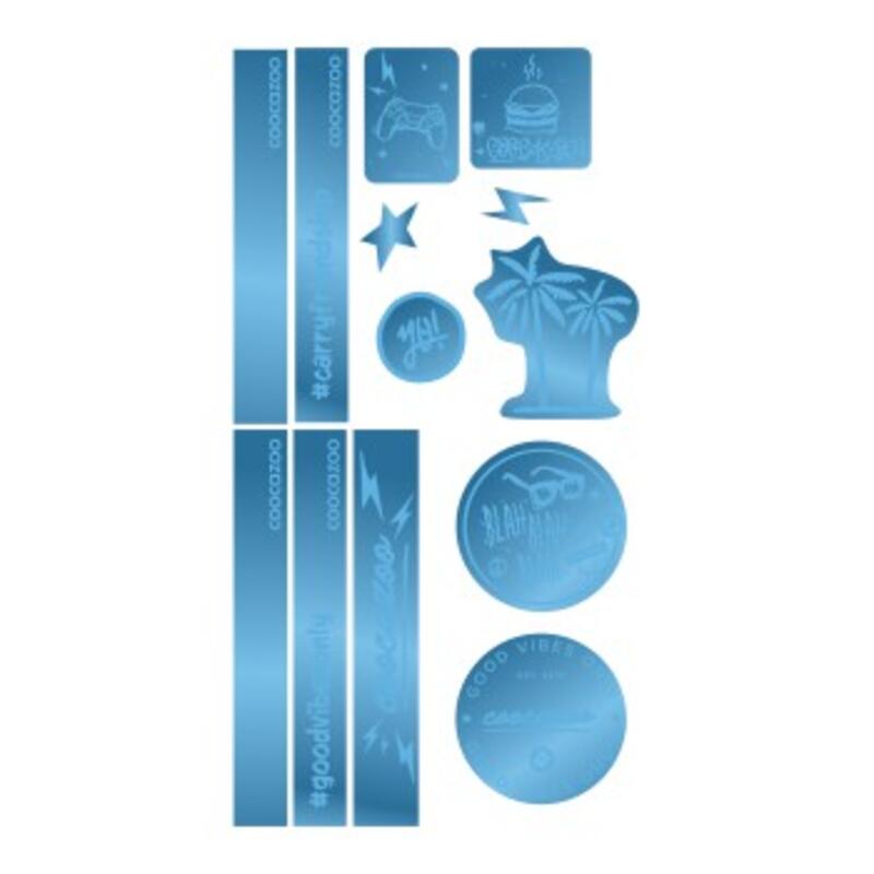 coocazoo  Reflektierendes Sticker-Set, Blue