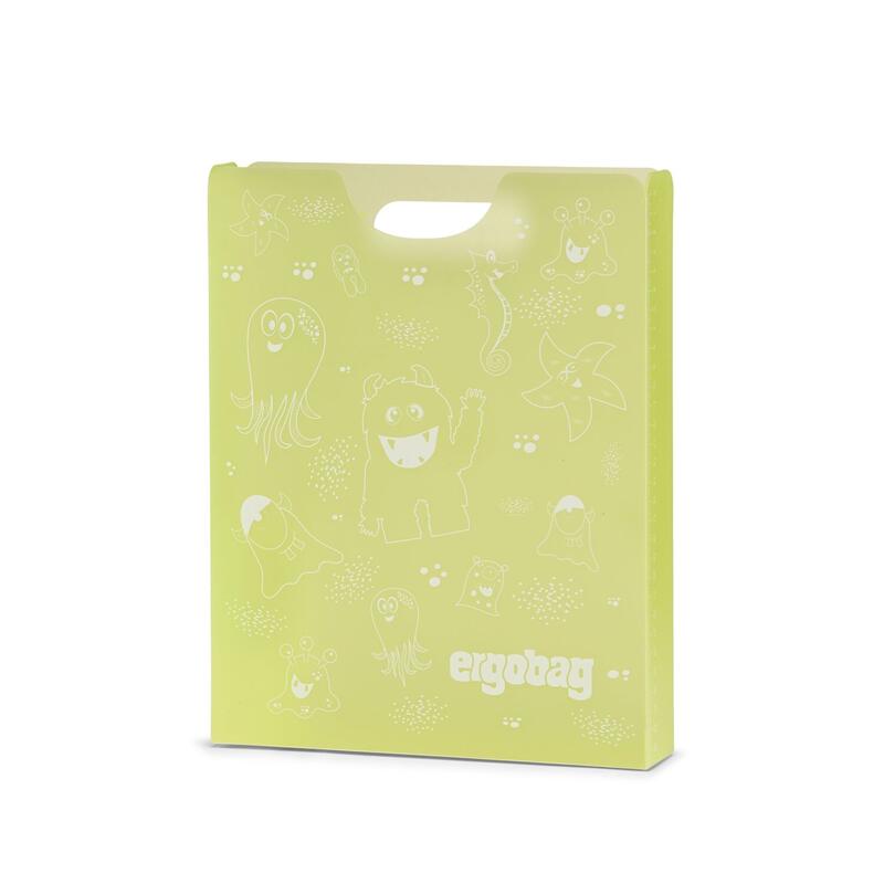 ergobag Heftebox, Monster Gelb