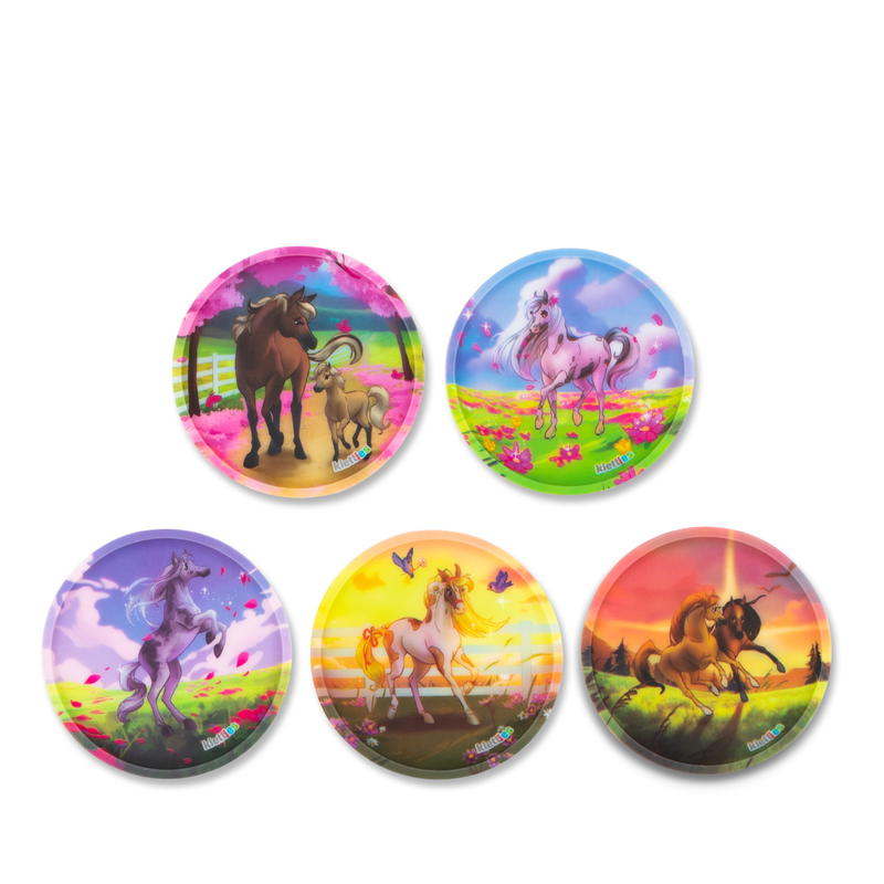 ergobag Klettie-Set, 5-teilig, Ponyhof