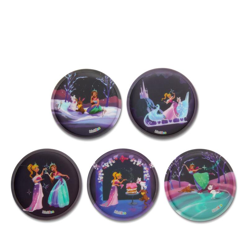 ergobag Klettie-Set, 5-teilig, Prinzessin auf dem Eis