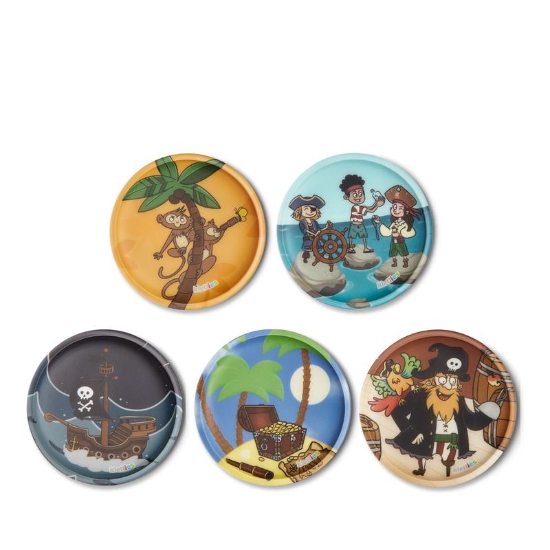 ergobag Klettie-Set, 5-teilig, Schatzjger