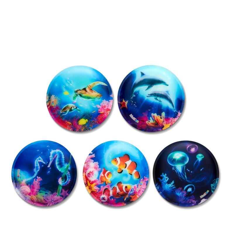 ergobag Kletties-Set, 5-teilig, Leuchtende Unterwasserwelt