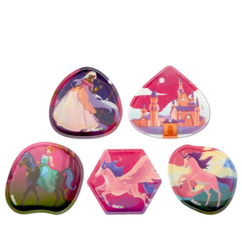 ergobag Kontur-Kletties-Set, 5-teilig, Prinzessin
