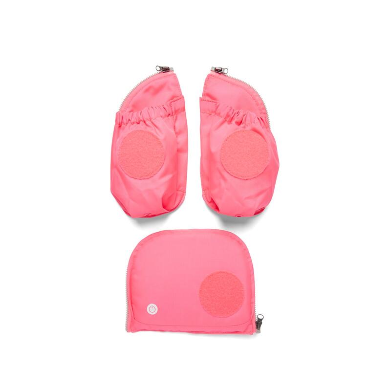ergobag LED Seitentaschen Zip-Set, pink