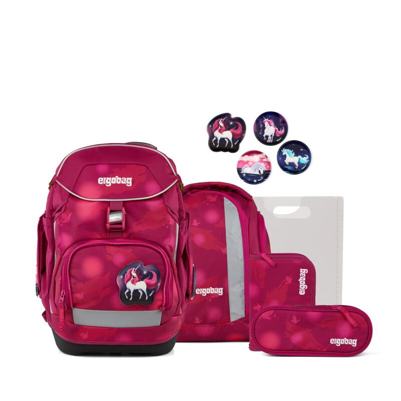 ergobag Schulranzen Pack, 6-teilig, MondzauB�r