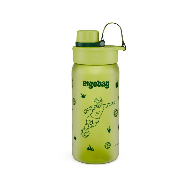 ergobag-Trinkflasche Tritan, Fu�ball gr�n