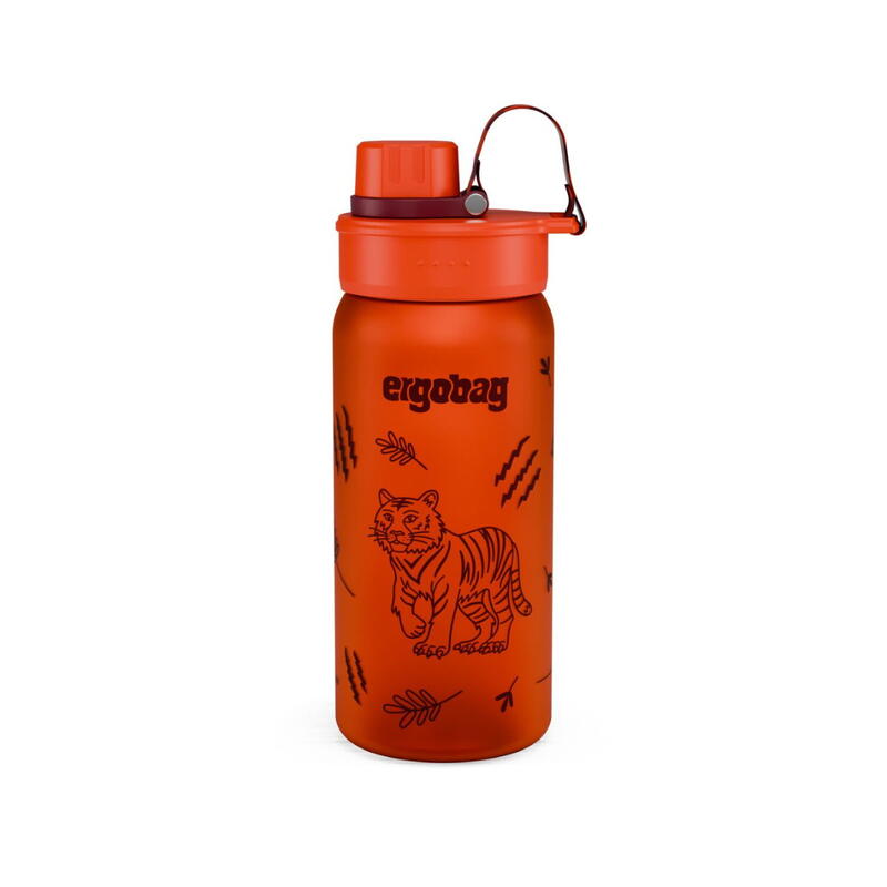 ergobag-Trinkflasche Tritan, Tiger rot