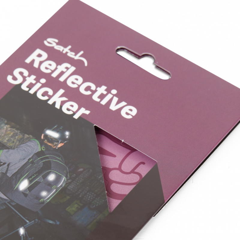 satch Reflective Sticker, purple