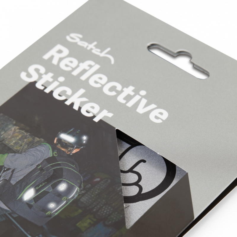 satch Reflective Sticker, silver